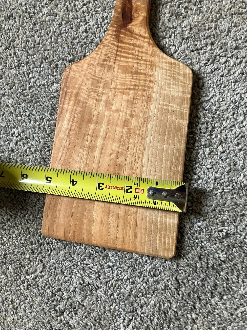 Solid Wood Serving Paddle - Warm Brown